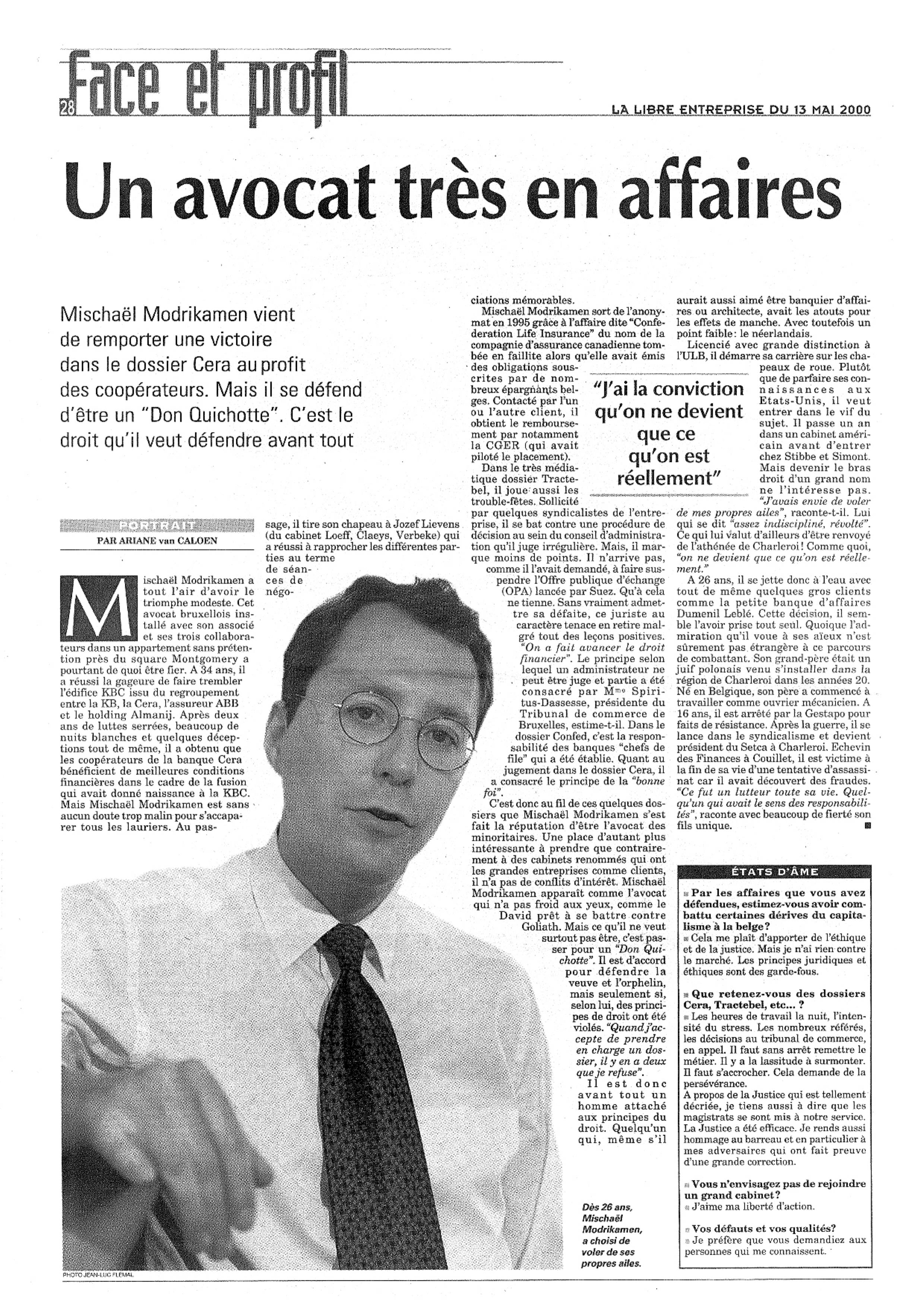 La Libre Entreprise – Suez takeover battles